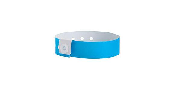 HSQ 6 Pcs Solid Blue Silicone Bracelets Wristbands  