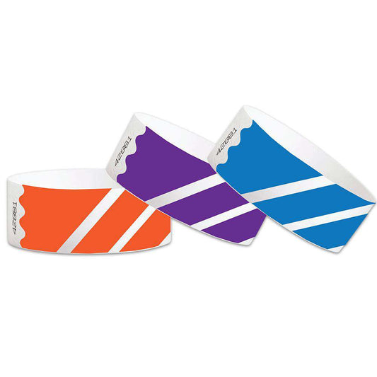 Tyvek Stripe Wristbands