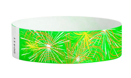 3/4" Tyvek Fireworks Wristbands