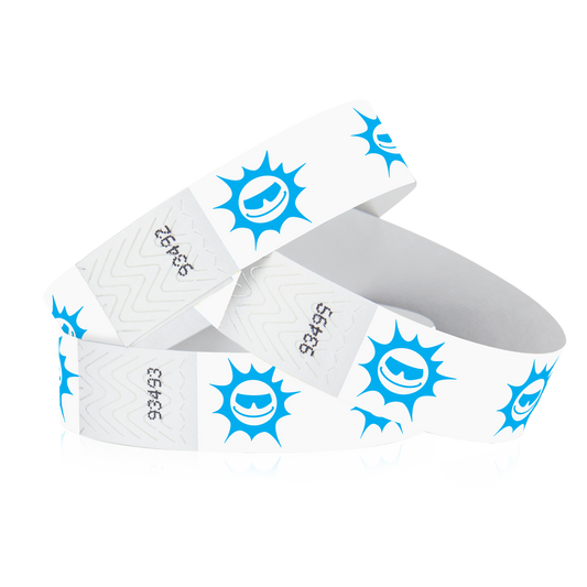 3/4" Tyvek Blue Suns Wristbands