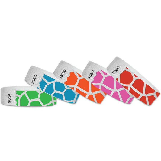 3/4" Tyvek Wristband Design Giraffe