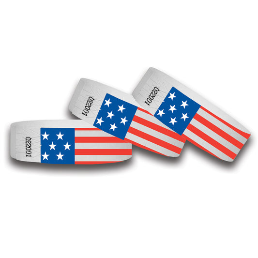 AMERICAN FLAG WRISTBANDS